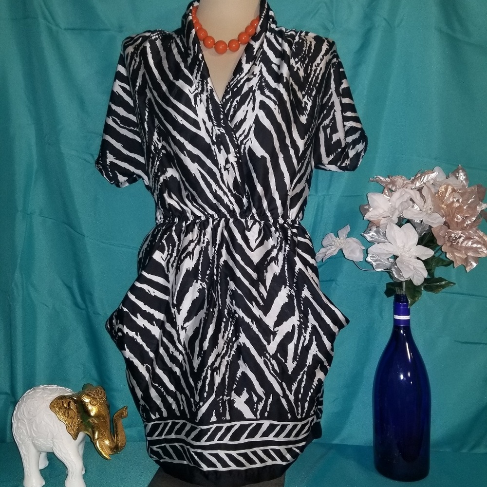 Zebra Print Dress